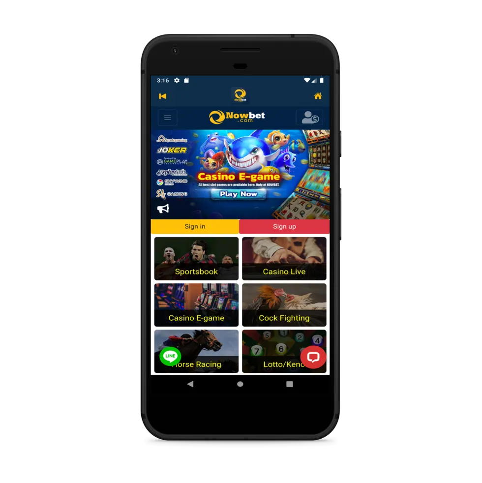 NowBet live sports mobile application