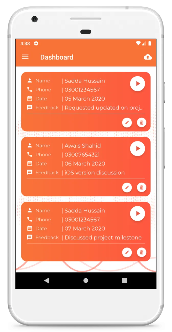 Pro Call Recorder Android application